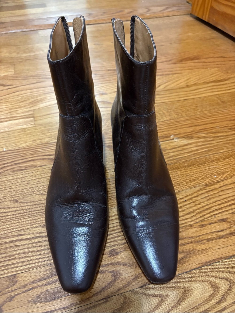 Madewell kitten heel booties